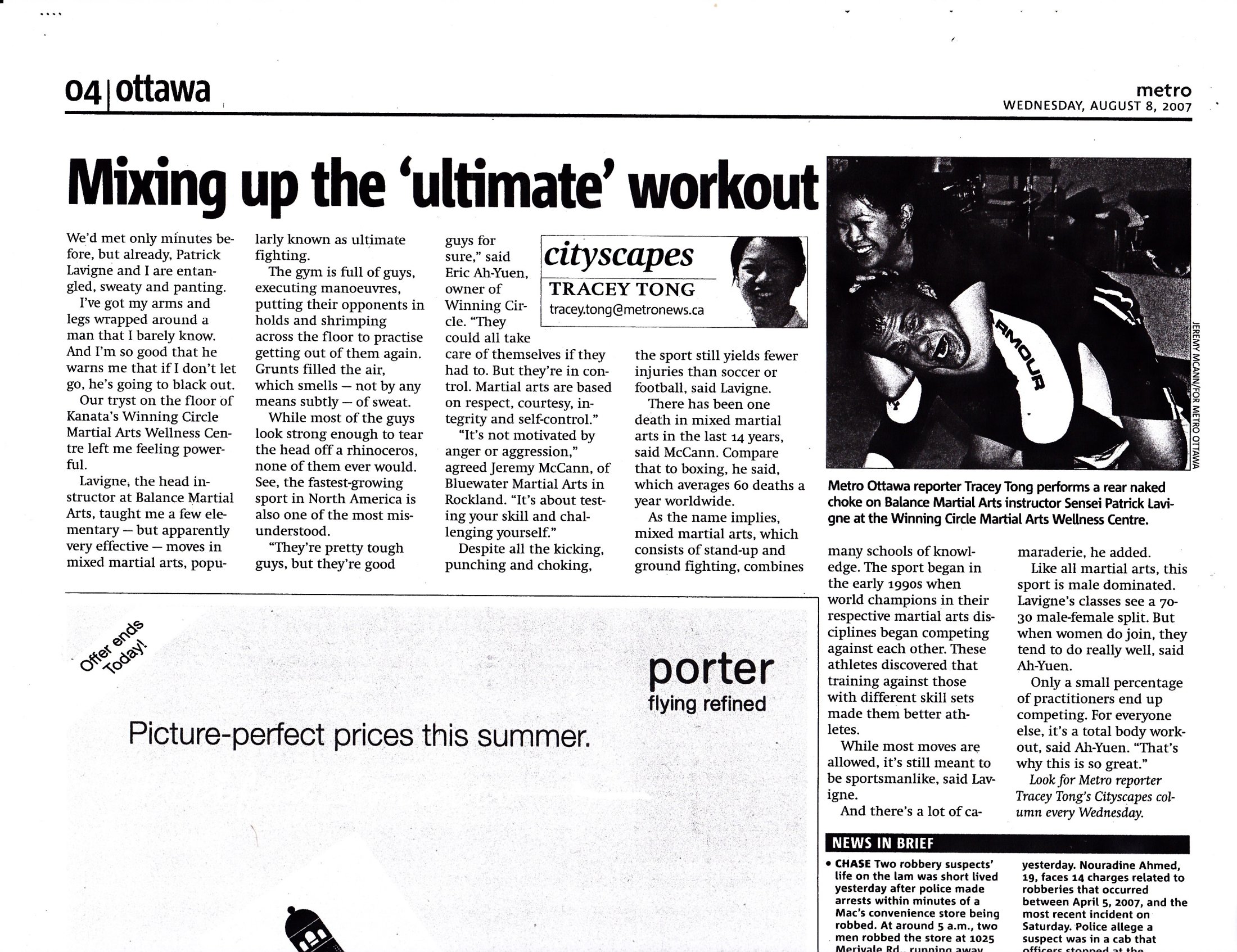  Metro Ottawa 2007 \"Mixing up the \'Ultimate\' workout\"